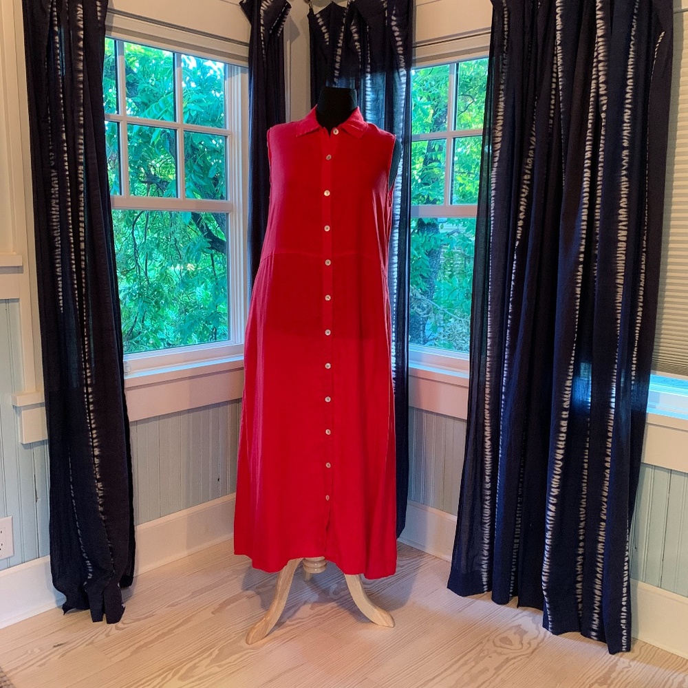 FLAX Linen Maxi Dress